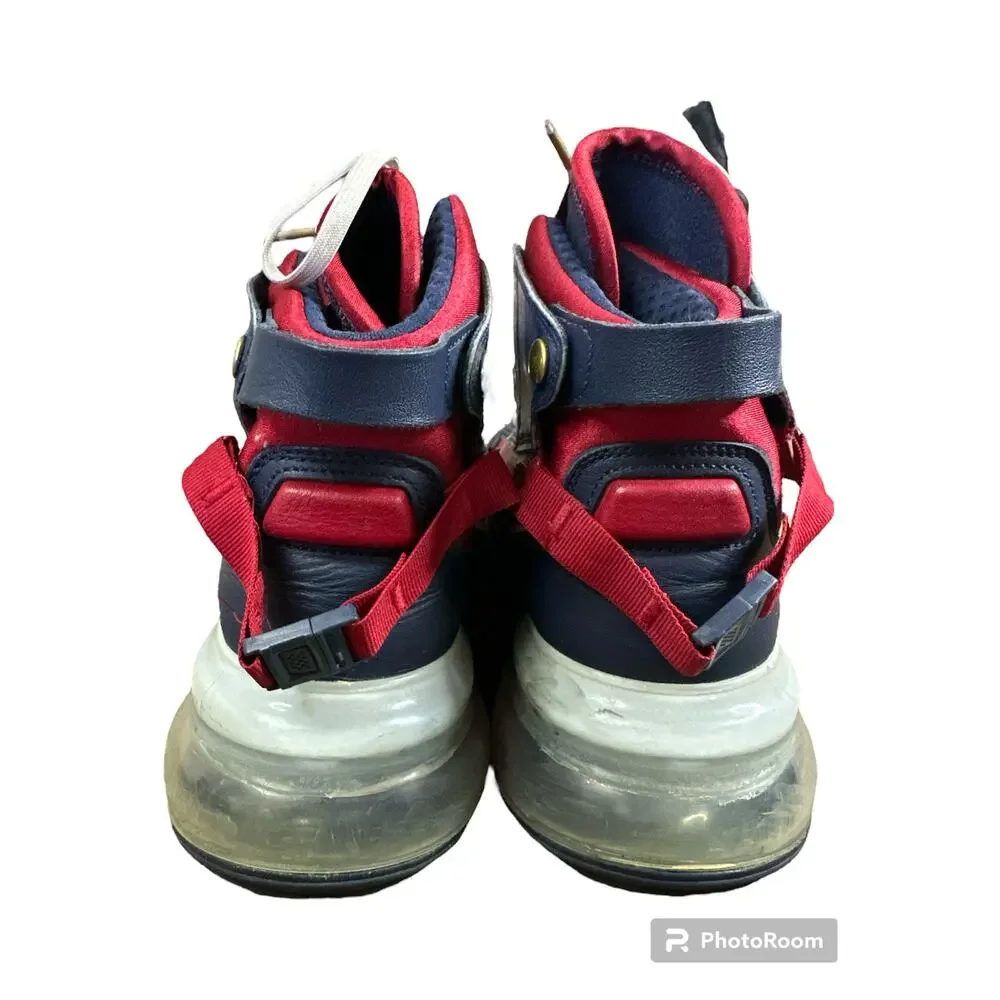 Men’s Nike Red White Blue 720 Saturn Olympic A02110-400 Air Max Shoes Size 10